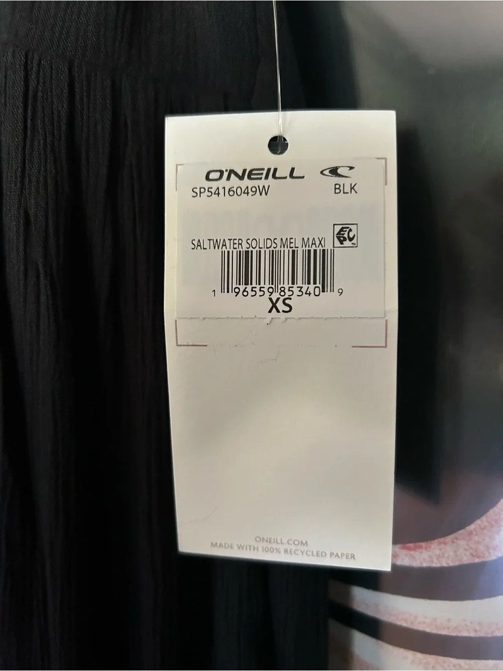 O'Neill 
Mel 
Maxi Dress BLACK extra small
NEW Dress or Cover-Up - Picture 7 of 8